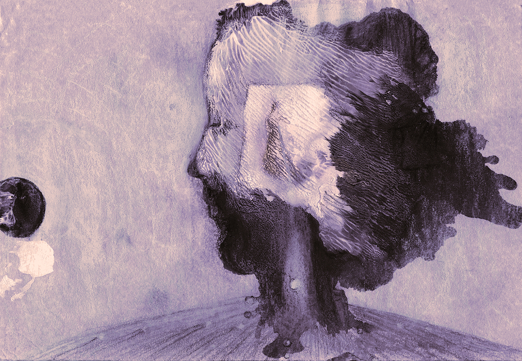 Image of Print "Enamored Oak. Print C" from original Painting/Drawing by Natali Antonovich