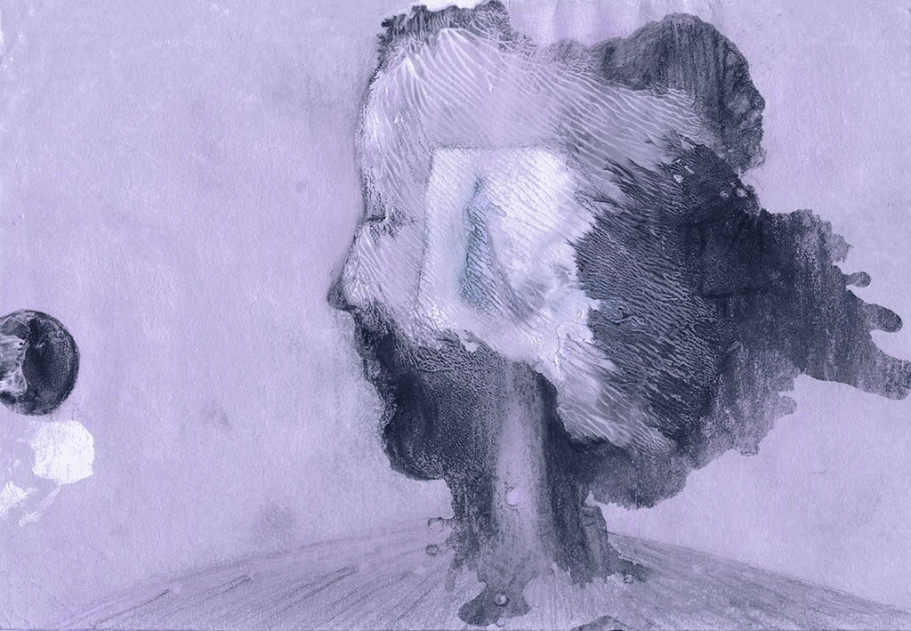 Изображение принта „Влюбленный Дуб. Принт Q“ с оригинальной картины/рисунка Натальи Антонович