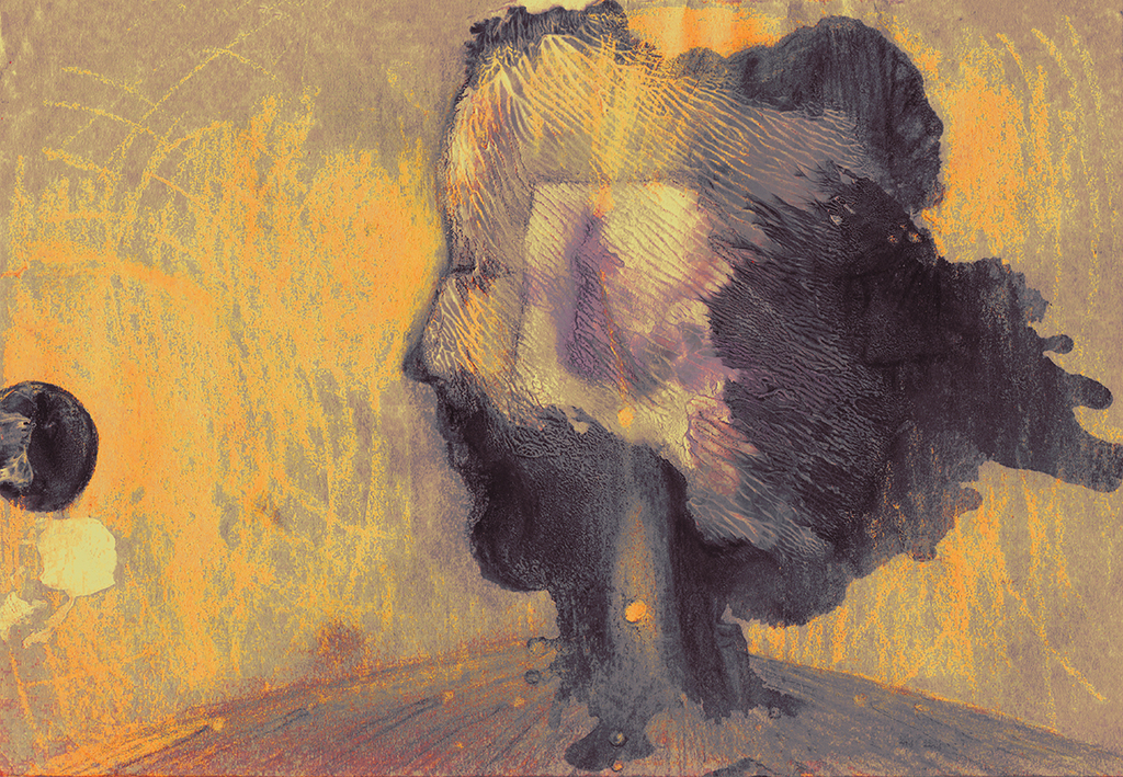 Image of Print "Enamored Oak. Print H" from original Painting/Drawing by Natali Antonovich