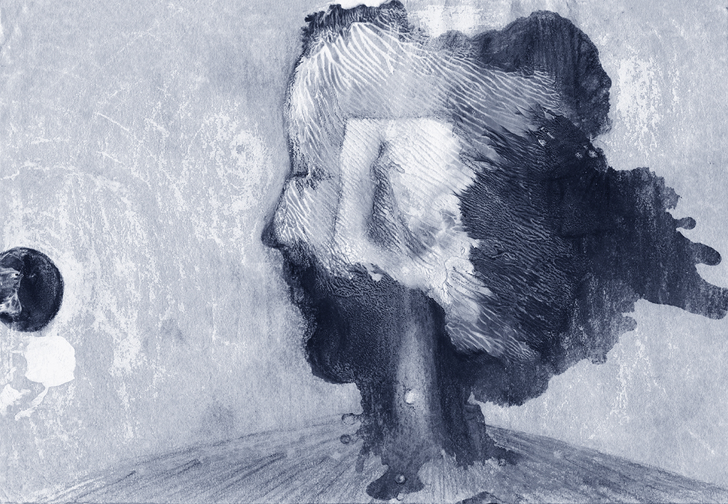 Afbeelding van print "Eik in liefde. Afdruk  F" van origineel schilderij/tekening door Natali Antonovich