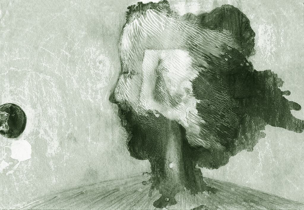 Изображение принта „Влюбленный Дуб. Принт U“ с оригинальной картины/рисунка Натальи Антонович