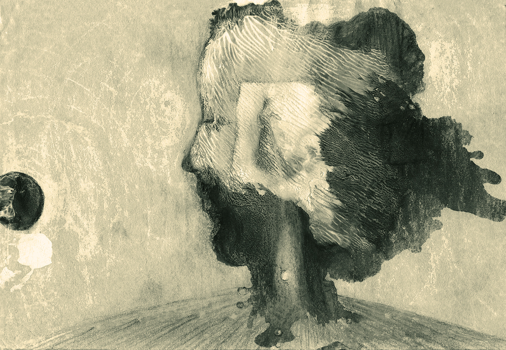 Image of Print "Enamored Oak. Print P" from original Painting/Drawing by Natali Antonovich