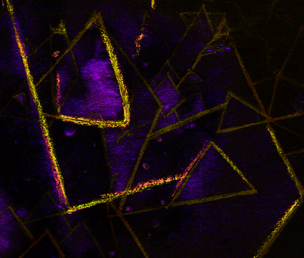 Image de l'impression „Des limites séparées. Imprimé U“ à partir de la peinture/dessin original de Natali Antonovich