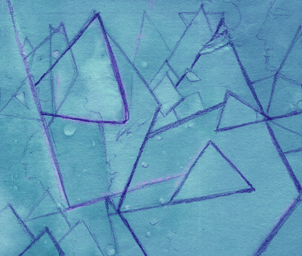 Image de l'impression „Des limites séparées. Imprimé KR“ à partir de la peinture/dessin original de Natali Antonovich