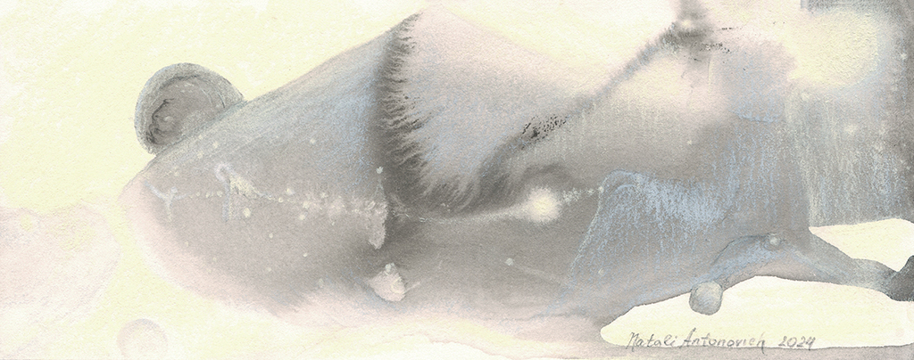 Карціна Наталі Антановіч "Вядучая ніць." | Галерэя мастака.