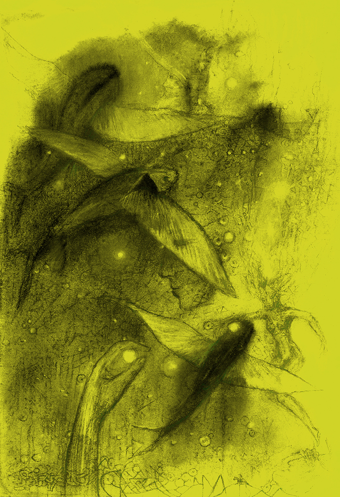 Bild der Drucks „Fisch der Zeit. Drucke  AS“ vom Original gemälde/Zeichnung von Natali Antonovich