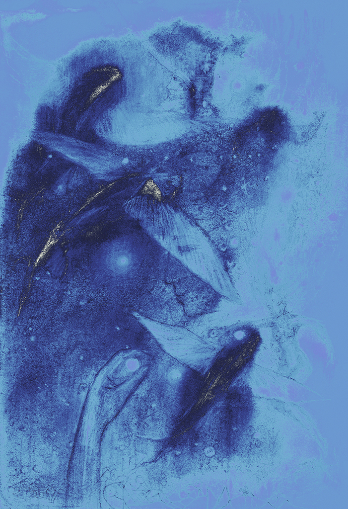 Bild der Drucks „Fisch der Zeit. Drucke  BQ“ vom Original gemälde/Zeichnung von Natali Antonovich