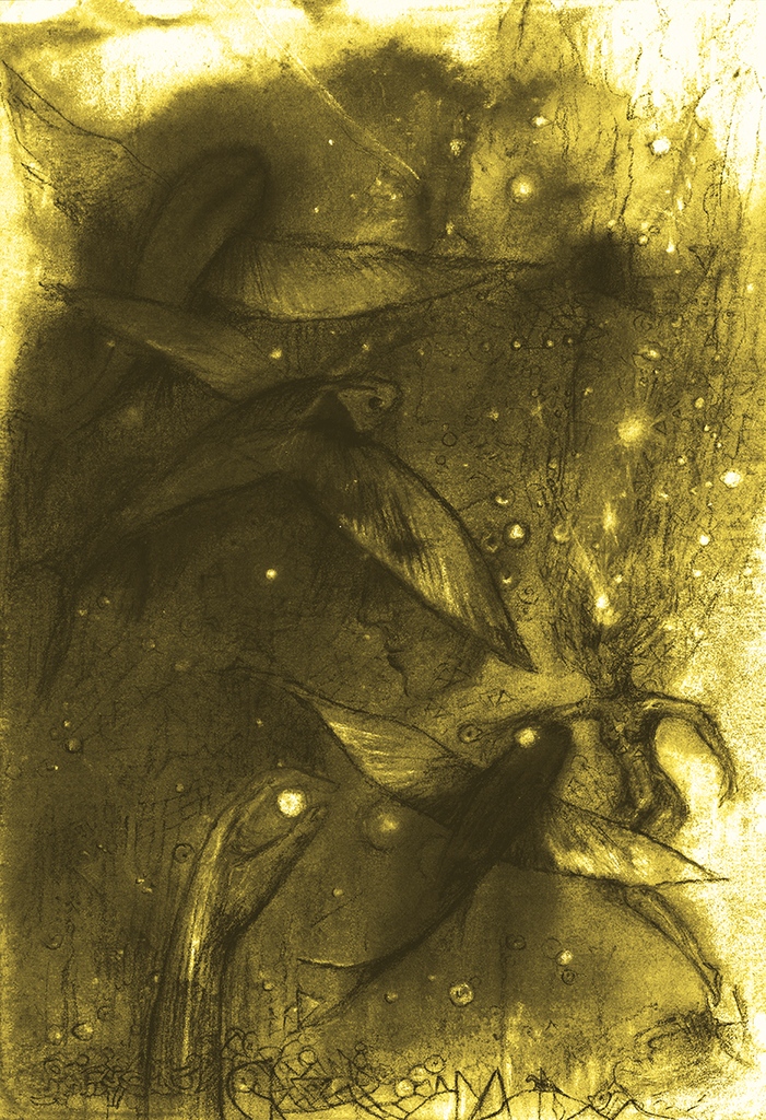 Bild der Drucks „Fisch der Zeit. Drucke  CR“ vom Original gemälde/Zeichnung von Natali Antonovich