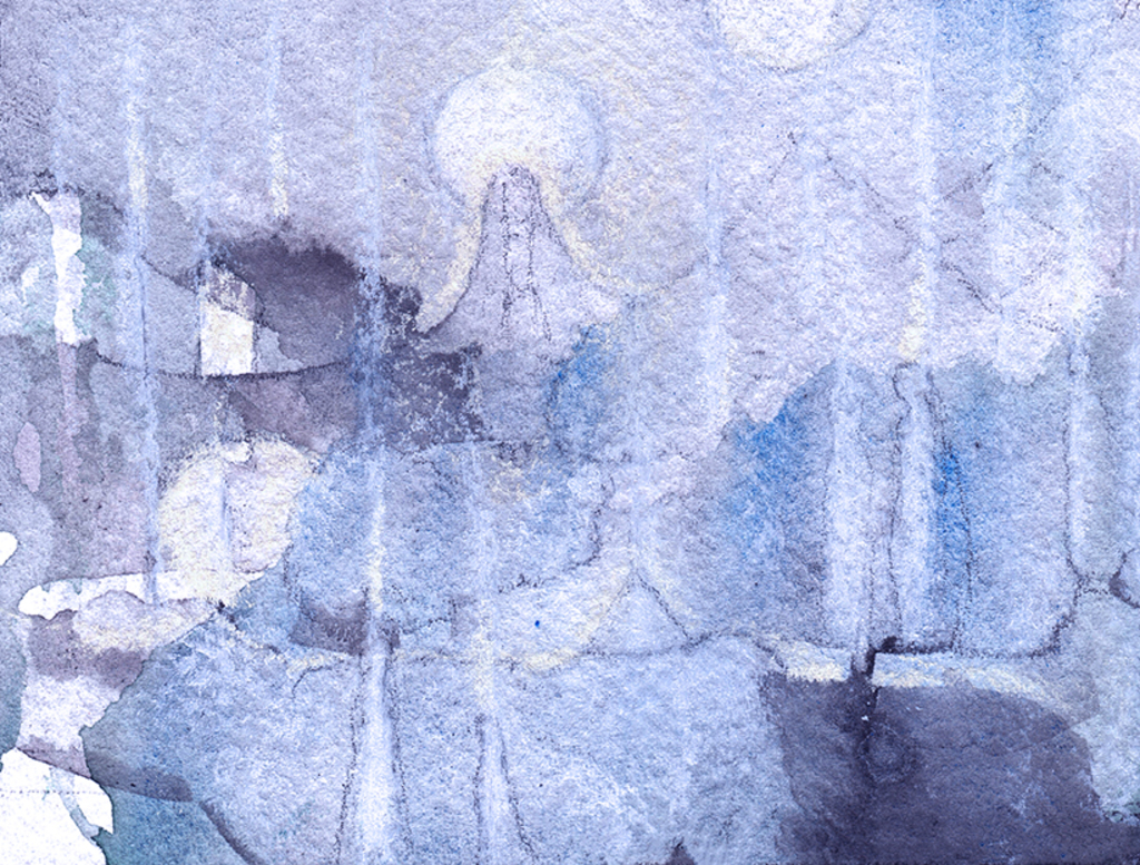 Afbeelding van print "Het geluid van dwalen. Afdruk Y" van origineel schilderij/tekening door Natali Antonovich