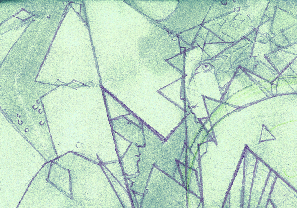 Bild der Drucks „Die Unendlichkeit bewachen. Drucke G“ vom Original gemälde/Zeichnung von Natali Antonovich