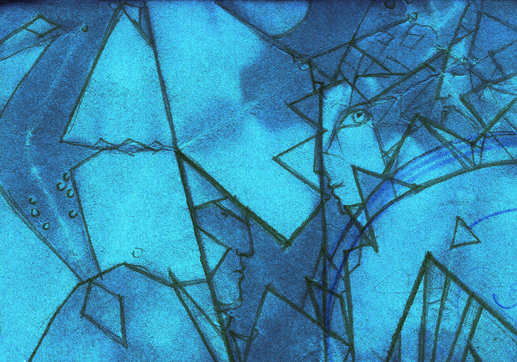 Изображение принта „Охраняя Бесконечность. Принт W“ с оригинальной картины/рисунка Натальи Антонович