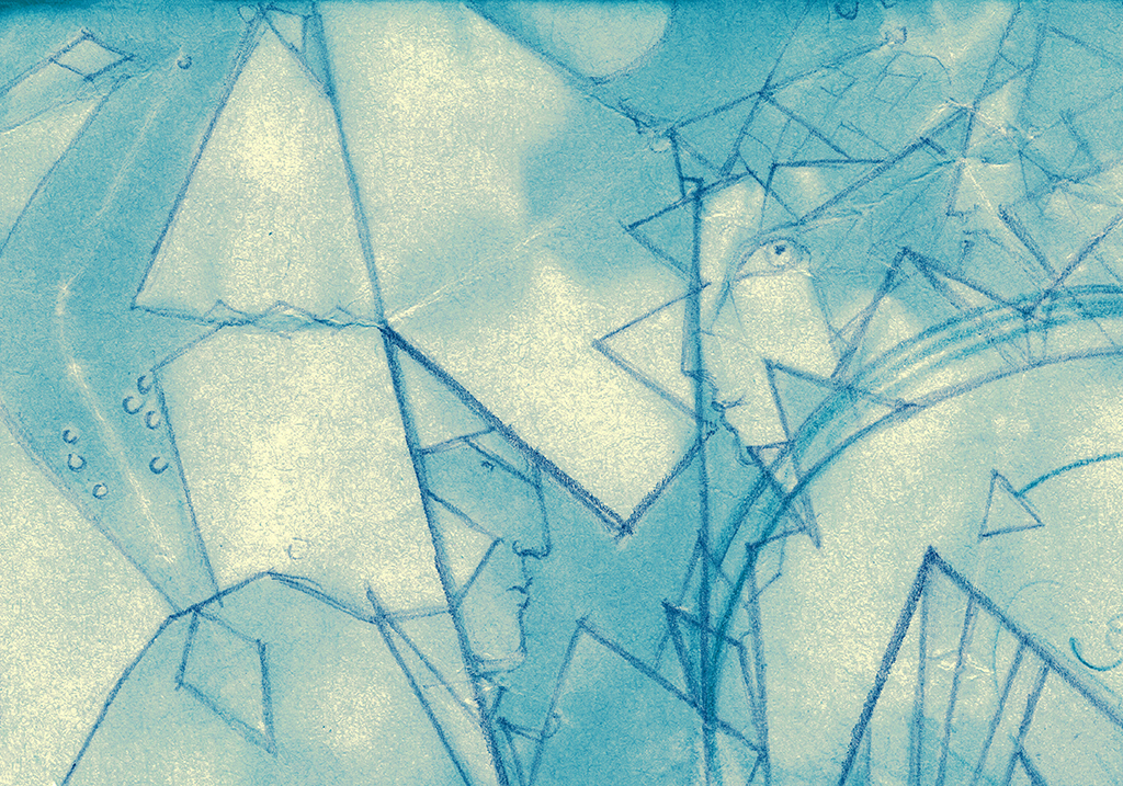 Bild der Drucks „Die Unendlichkeit bewachen. Drucke AQ“ vom Original gemälde/Zeichnung von Natali Antonovich