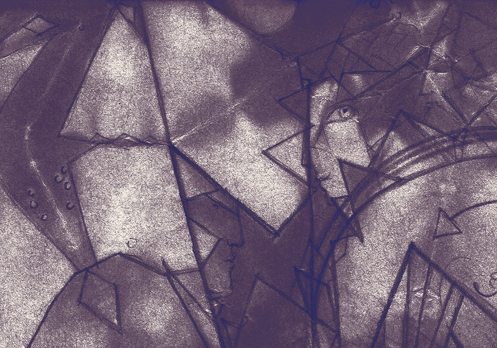 Bild der Drucks „Die Unendlichkeit bewachen. Drucke JE“ vom Original gemälde/Zeichnung von Natali Antonovich