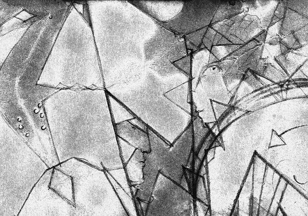 Image de l'impression „Gardien de l'infini. Imprimé KB“ à partir de la peinture/dessin original de Natali Antonovich