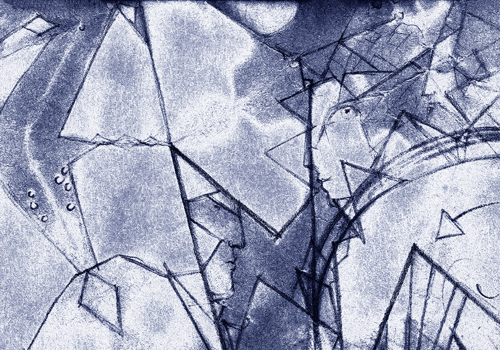 Bild der Drucks „Die Unendlichkeit bewachen. Drucke KN“ vom Original gemälde/Zeichnung von Natali Antonovich