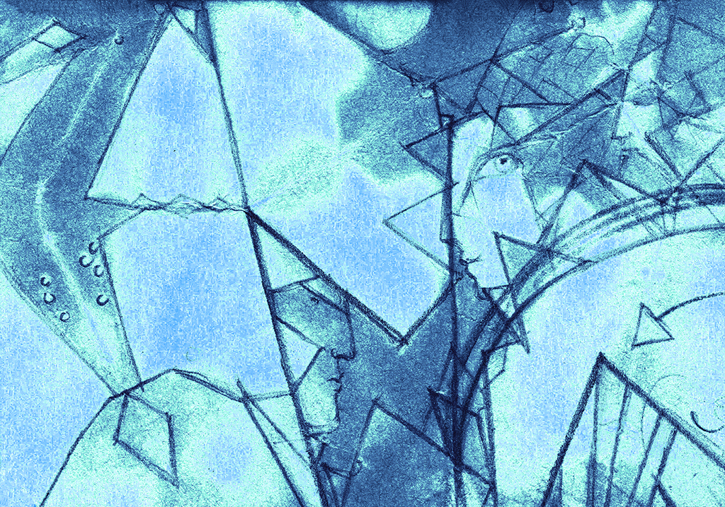 Bild der Drucks „Die Unendlichkeit bewachen. Drucke QA“ vom Original gemälde/Zeichnung von Natali Antonovich