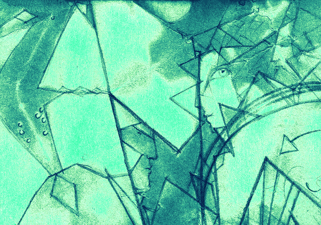 Bild der Drucks „Die Unendlichkeit bewachen. Drucke QG“ vom Original gemälde/Zeichnung von Natali Antonovich