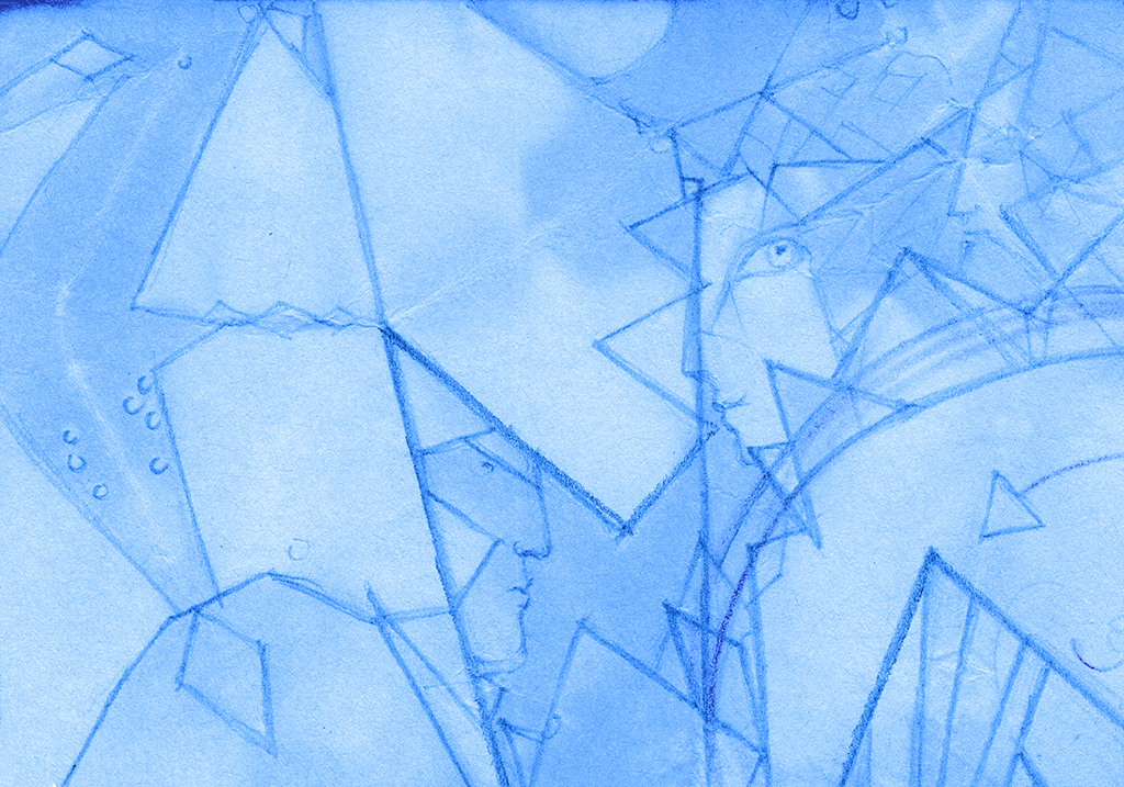 Image de l'impression „Gardien de l'infini. Imprimé QD“ à partir de la peinture/dessin original de Natali Antonovich