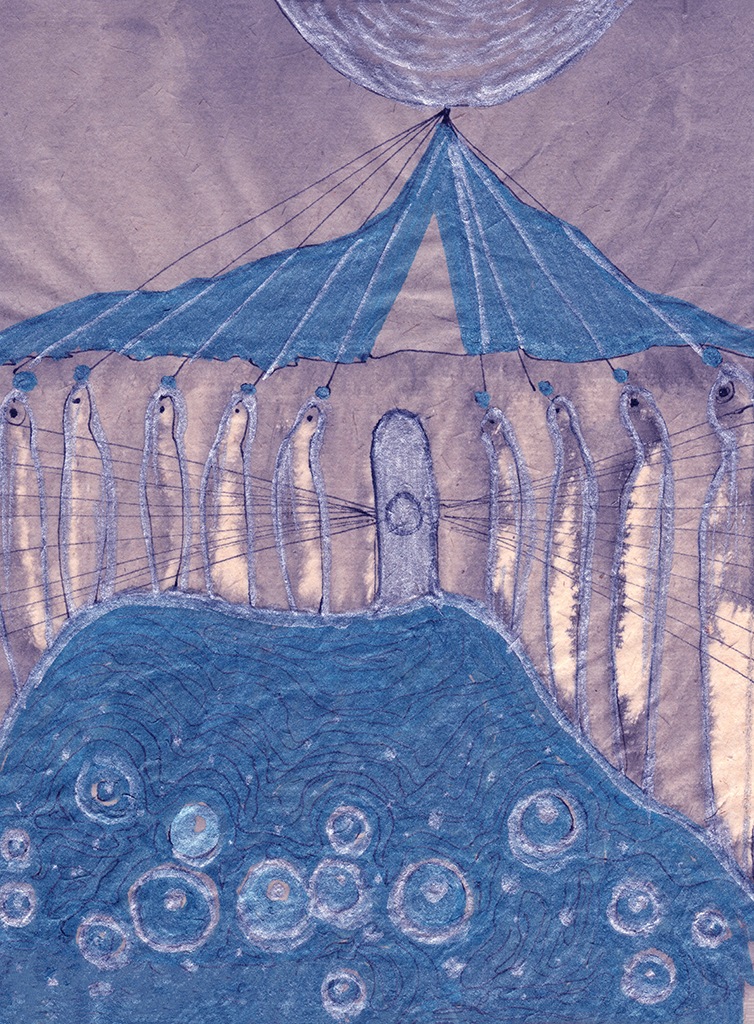 Image de l'impression „Une des Portes. Imprimé N“ à partir de la peinture/dessin original de Natali Antonovich