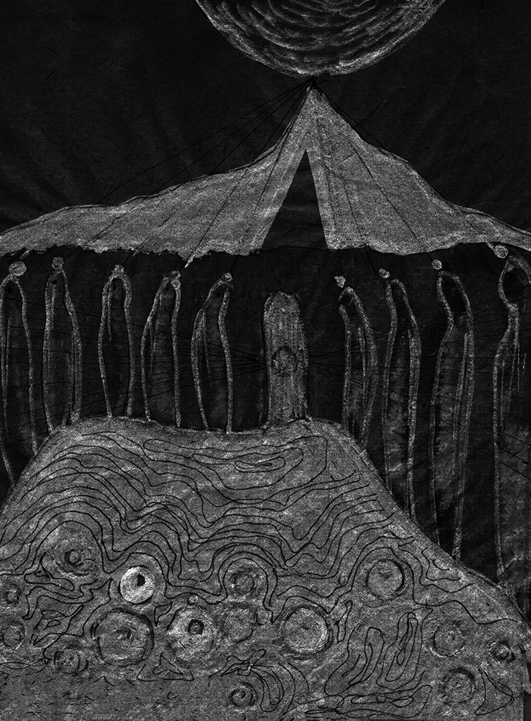 Image of Print "One of the Doors. Print AX" from original Painting/Drawing by Natali Antonovich