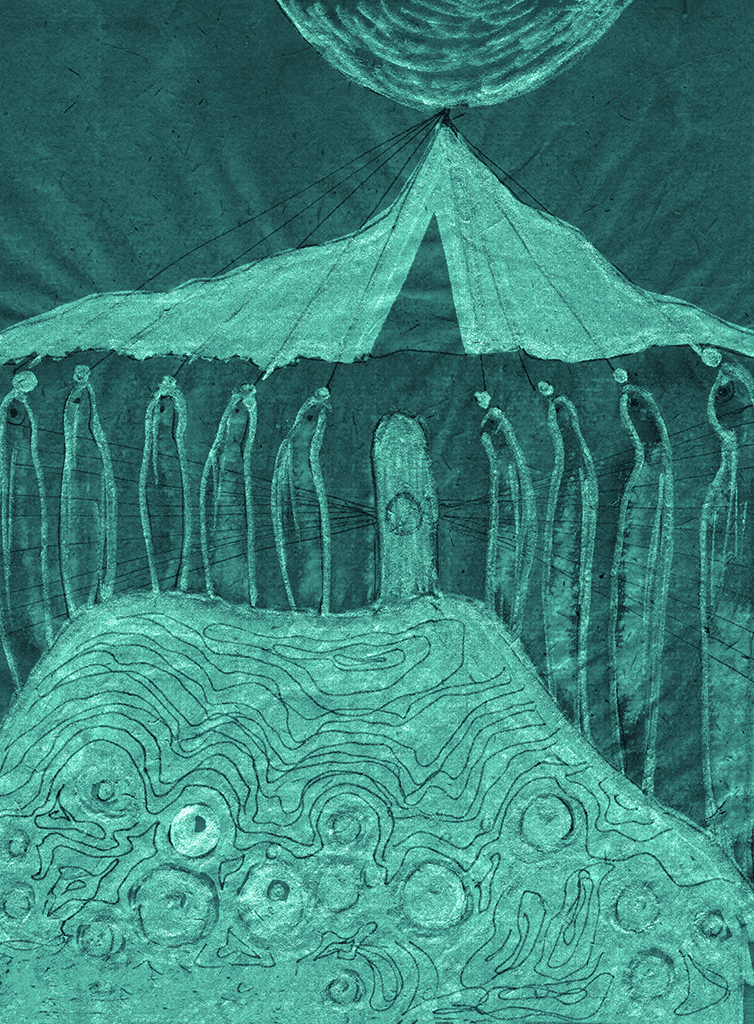 Bild der Drucks „Eine der Türen. Drucke SR“ vom Original gemälde/Zeichnung von Natali Antonovich