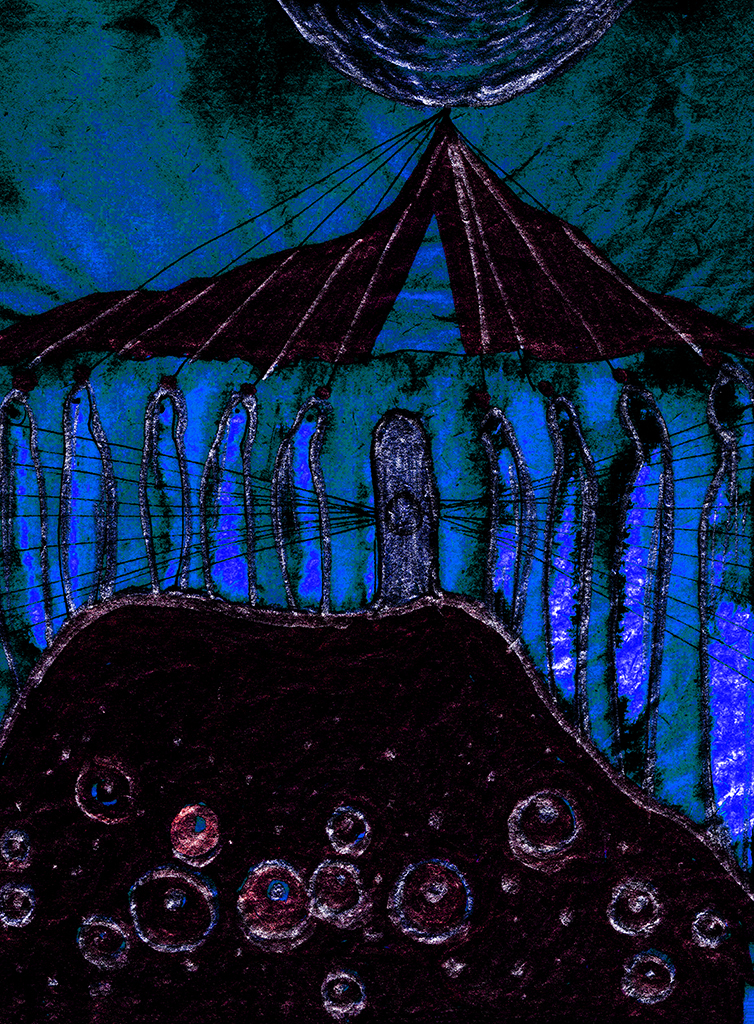 Image of Print "One of the Doors. Print KQ" from original Painting/Drawing by Natali Antonovich