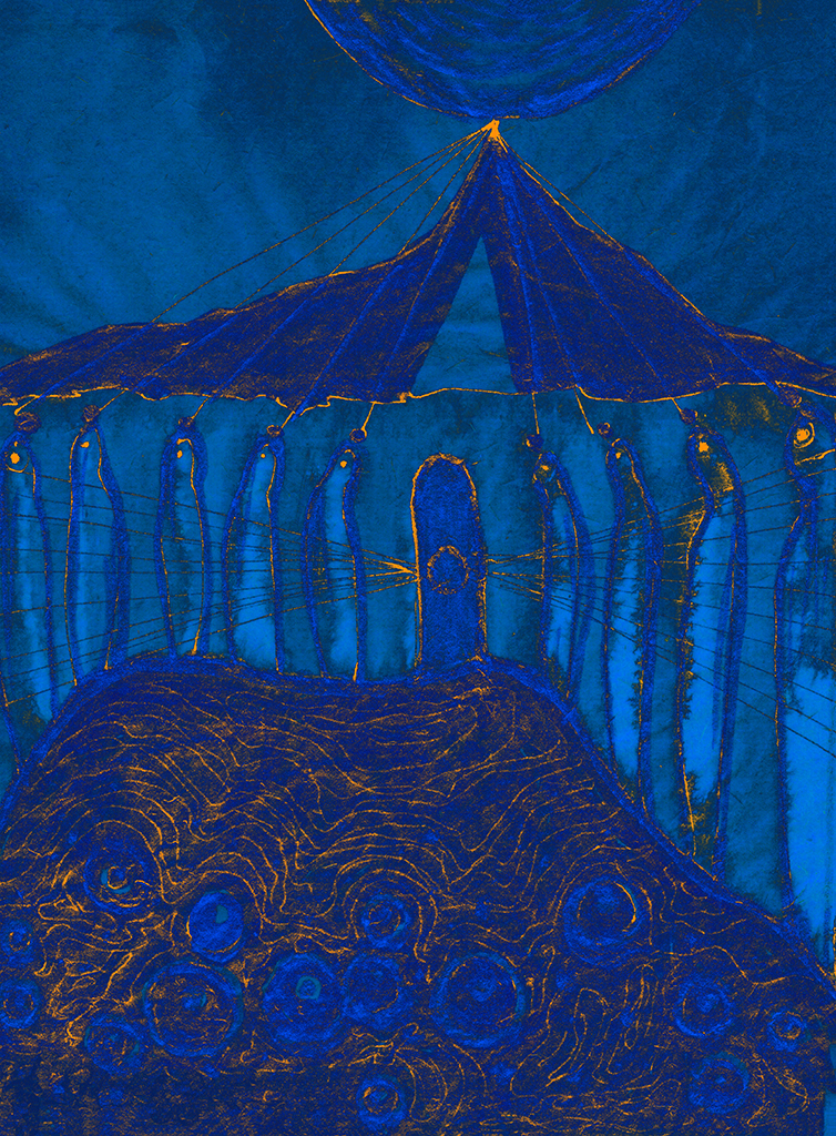 Bild der Drucks „Eine der Türen. Drucke KY“ vom Original gemälde/Zeichnung von Natali Antonovich