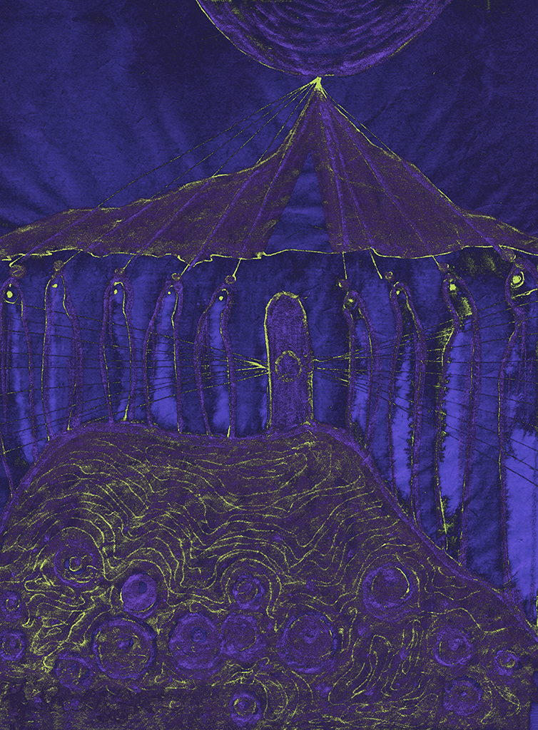 Image of Print "One of the Doors. Print LA" from original Painting/Drawing by Natali Antonovich