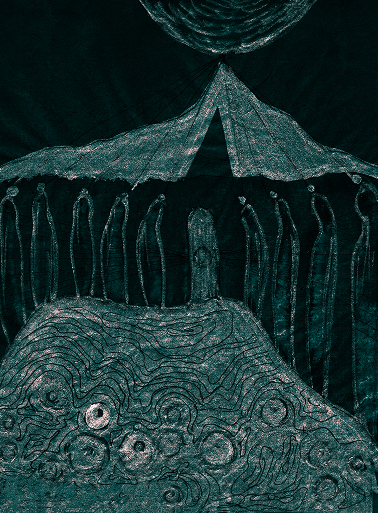 Image of Print "One of the Doors. Print LG" from original Painting/Drawing by Natali Antonovich