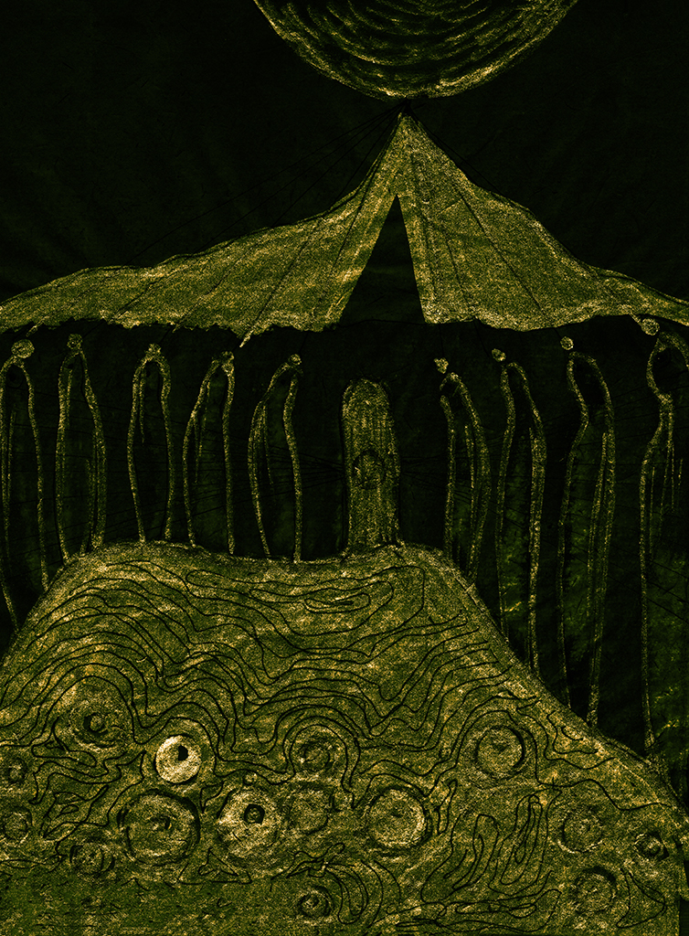 Image of Print "One of the Doors. Print NH" from original Painting/Drawing by Natali Antonovich