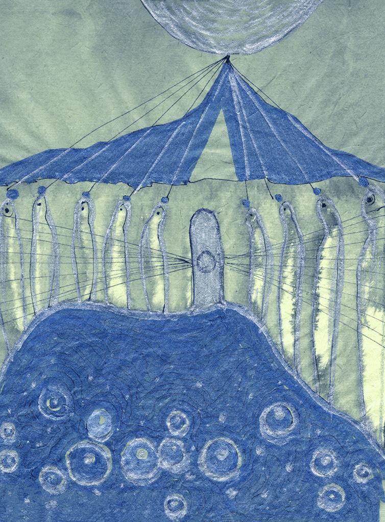 Image of Print "One of the Doors. Print HR" from original Painting/Drawing by Natali Antonovich