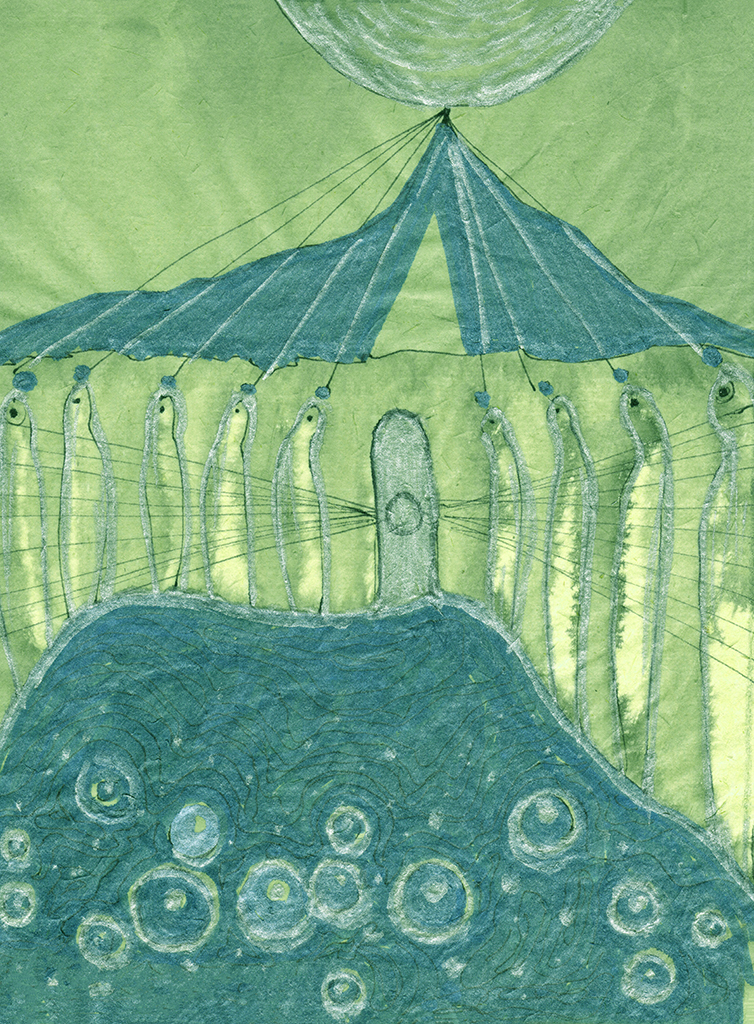 Image of Print "One of the Doors. Print HG" from original Painting/Drawing by Natali Antonovich