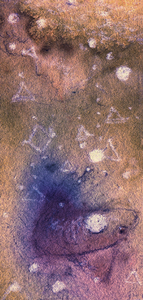 Afbeelding van print "Geen spel. Afdruk K" van origineel schilderij/tekening door Natali Antonovich