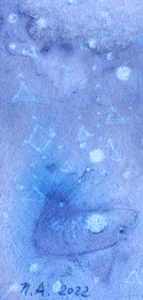 Bild der Drucks „Kein Spiel. Drucken NB“ vom Original gemälde/Zeichnung von Natali Antonovich