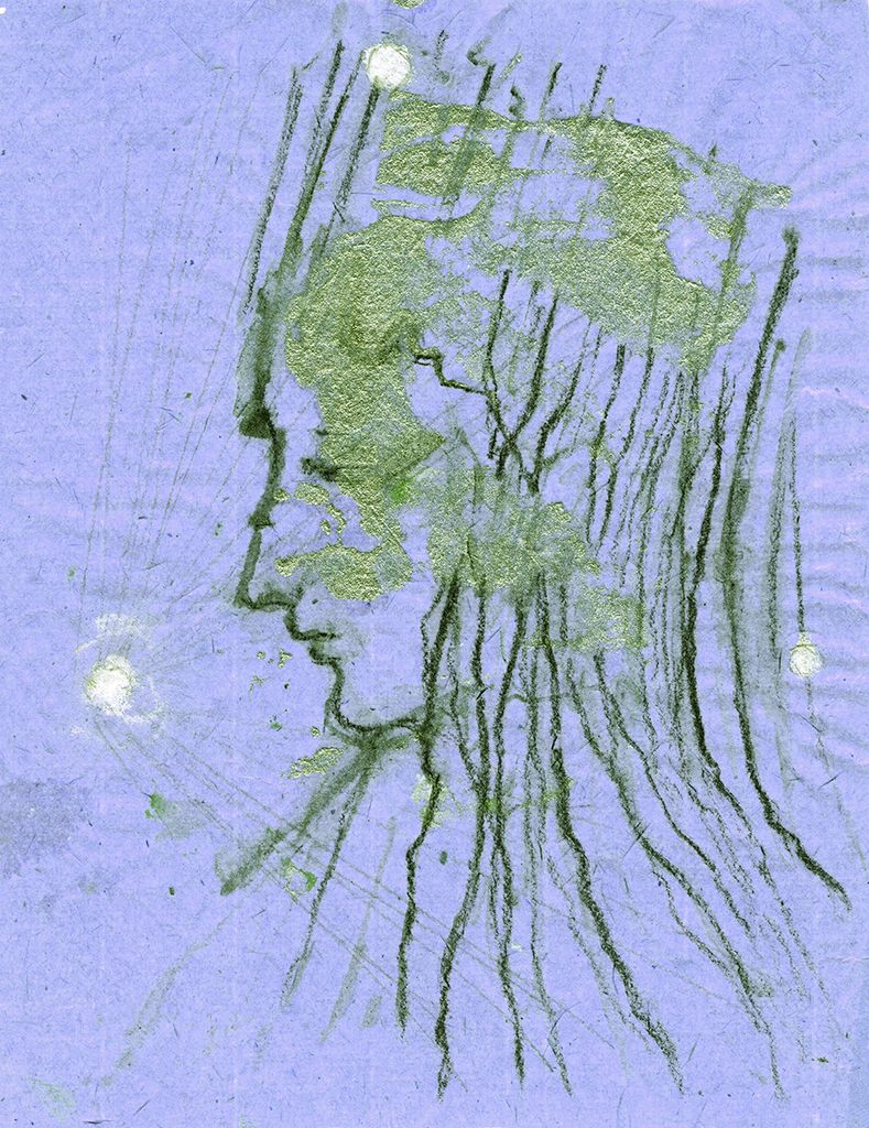 Изображение принта „Пересечение Лучей. Принт B“ с оригинальной картины/рисунка Натальи Антонович