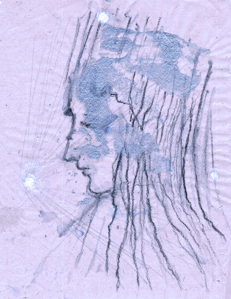 Изображение принта „Пересечение Лучей. Принт W“ с оригинальной картины/рисунка Натальи Антонович