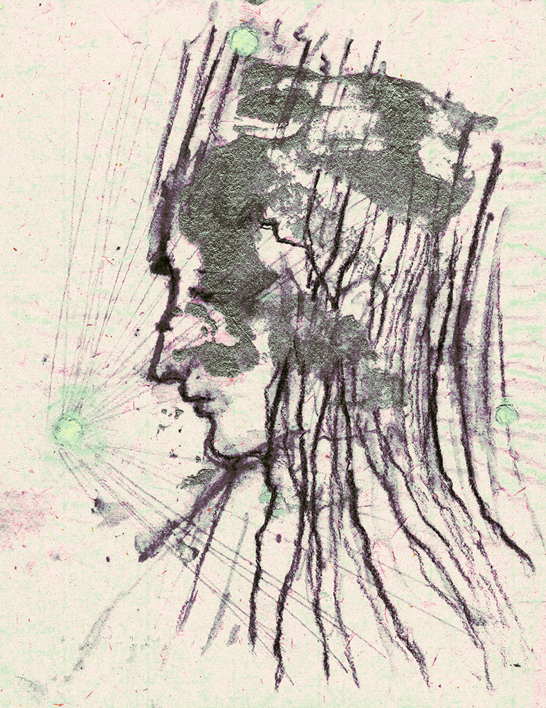 Изображение принта „Пересечение Лучей. Принт G“ с оригинальной картины/рисунка Натальи Антонович