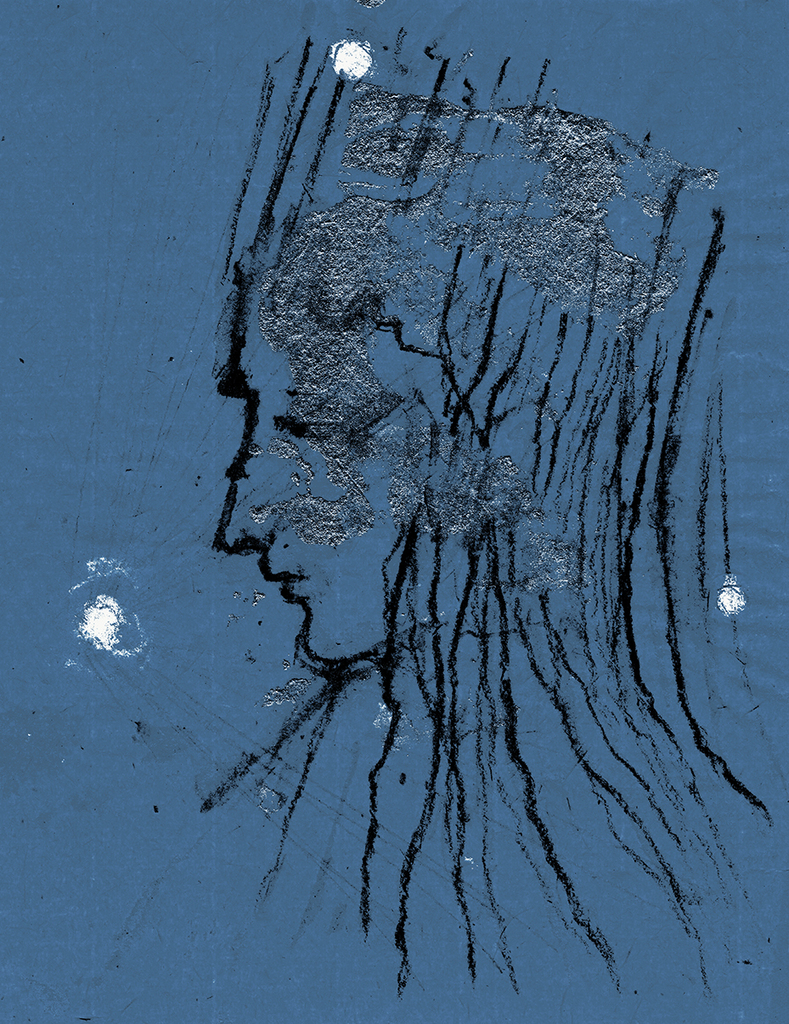 Image de l'impression „Intersection des Rayons. Imprimé  MG“ à partir de la peinture/dessin original de Natali Antonovich