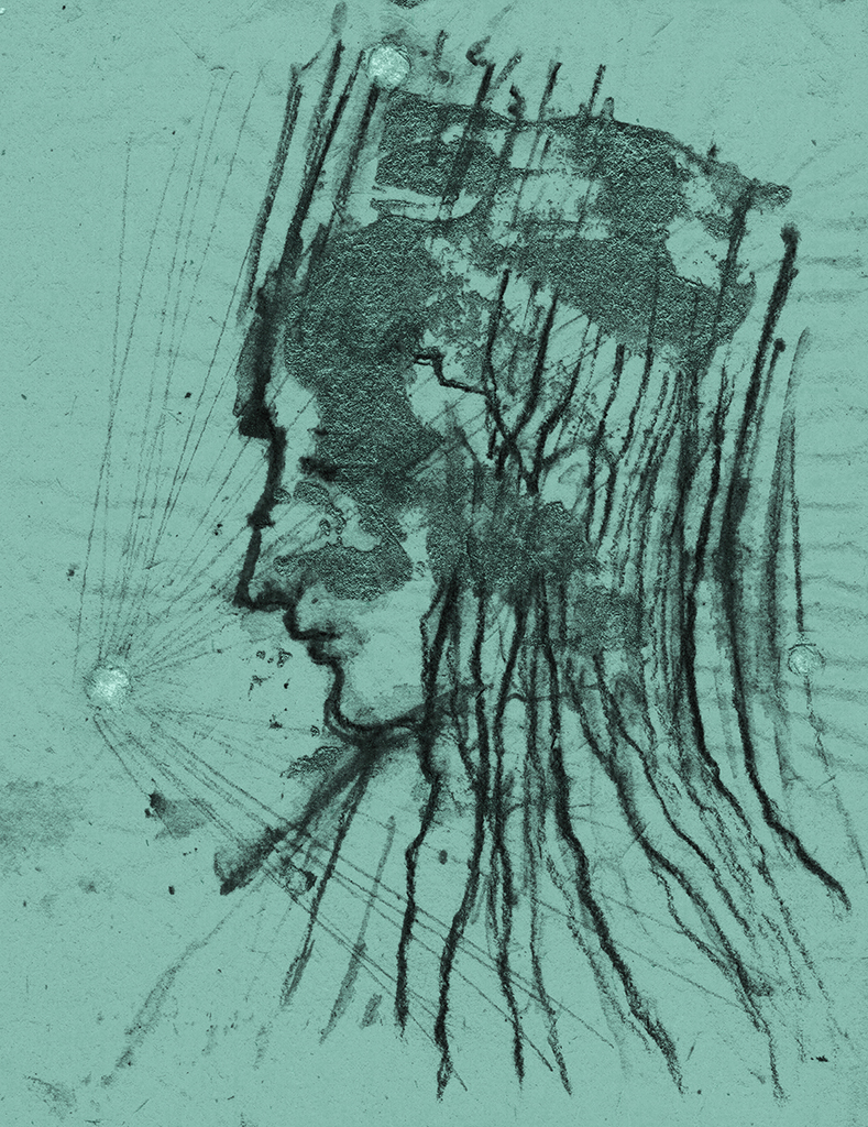 Выява адбітка „Intersection of Rays.  Print RL“ з арыгінальнай карціны/малюнка Наталі Антановіч