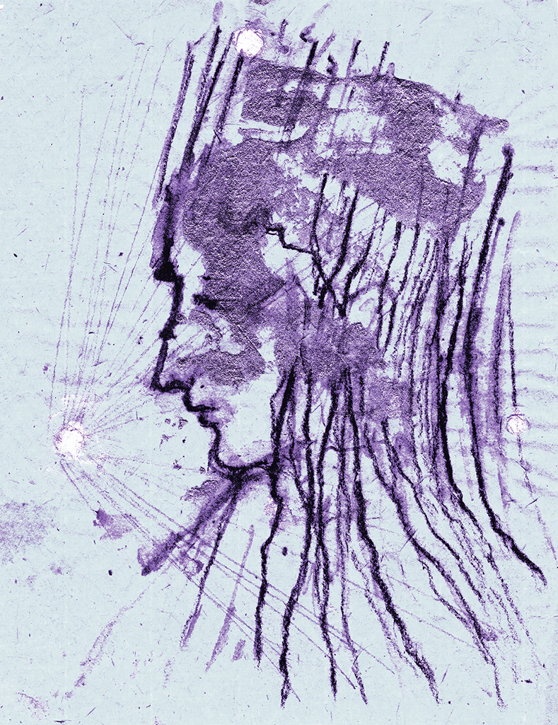 Выява адбітка „Intersection of Rays.  Print RM“ з арыгінальнай карціны/малюнка Наталі Антановіч