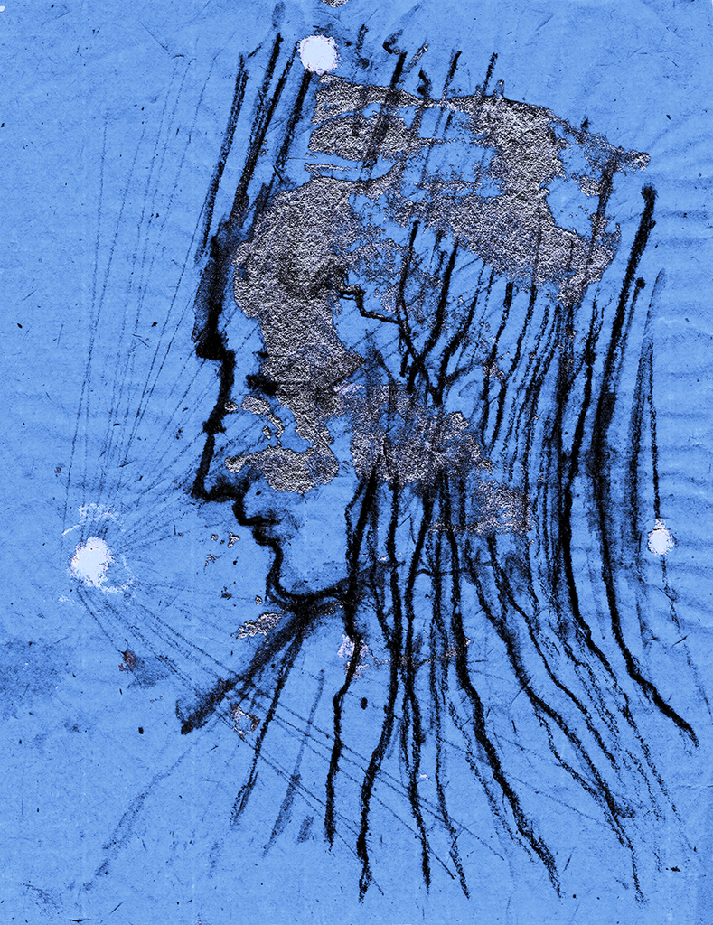 Выява адбітка „Intersection of Rays.  Print WQ“ з арыгінальнай карціны/малюнка Наталі Антановіч