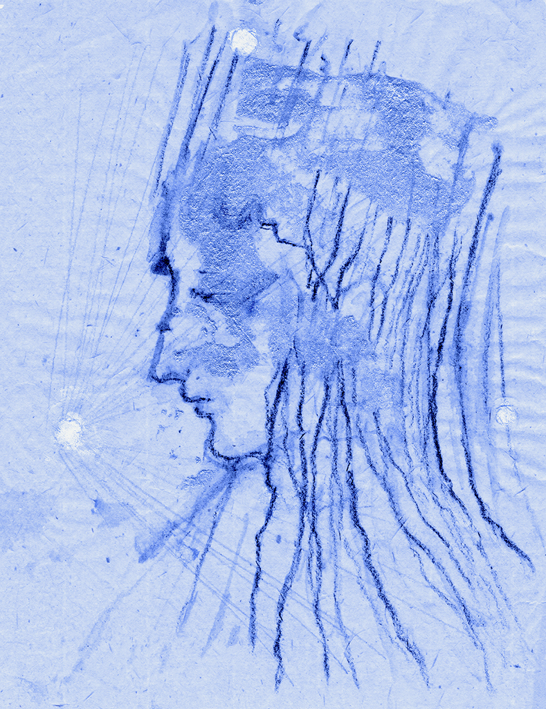 Выява адбітка „Intersection of Rays.  Print X“ з арыгінальнай карціны/малюнка Наталі Антановіч