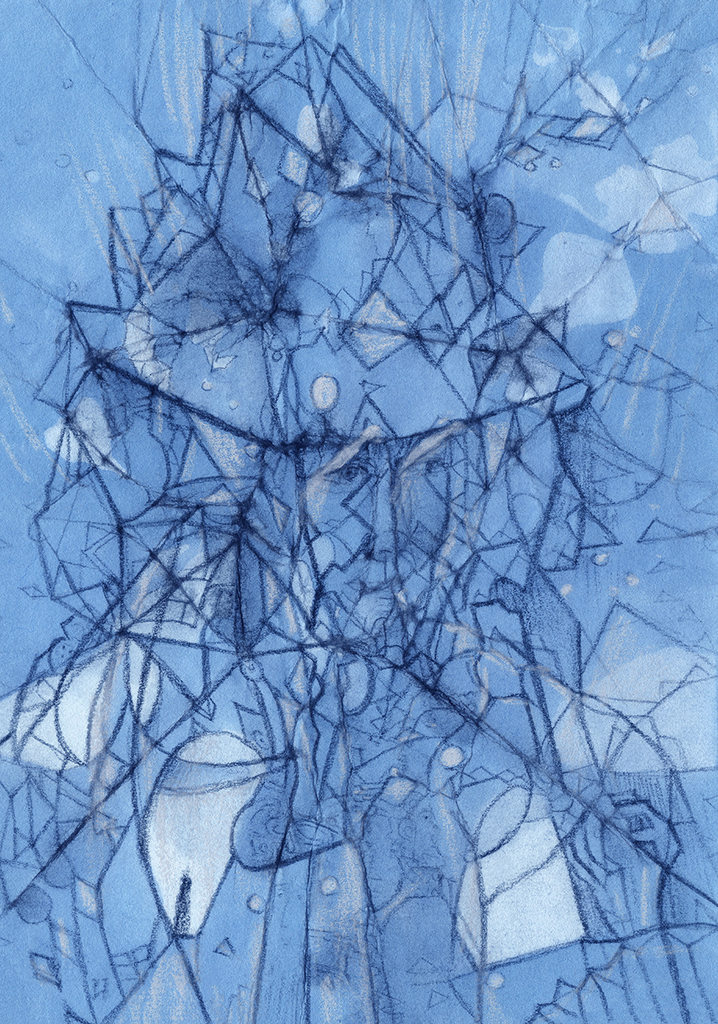 Изображение принта „Взгляд расскажет... Принт A“ с оригинальной картины/рисунка Натальи Антонович