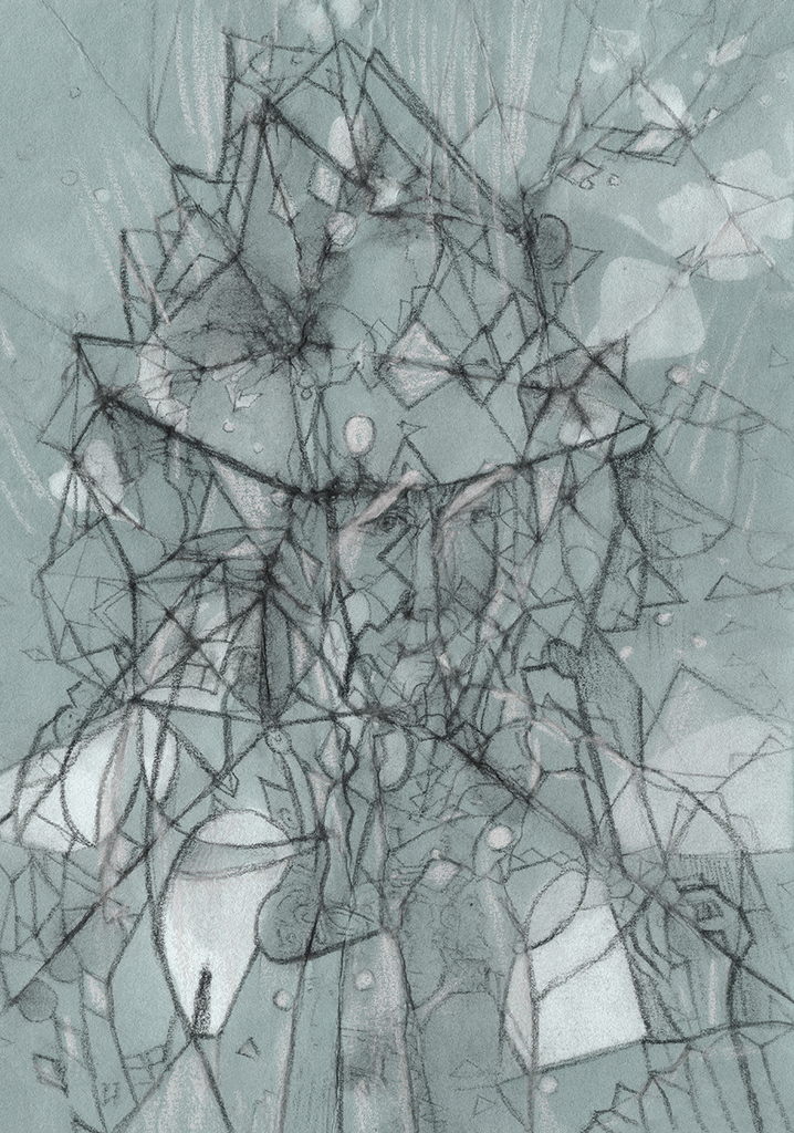 Изображение принта „Взгляд расскажет... Принт W“ с оригинальной картины/рисунка Натальи Антонович