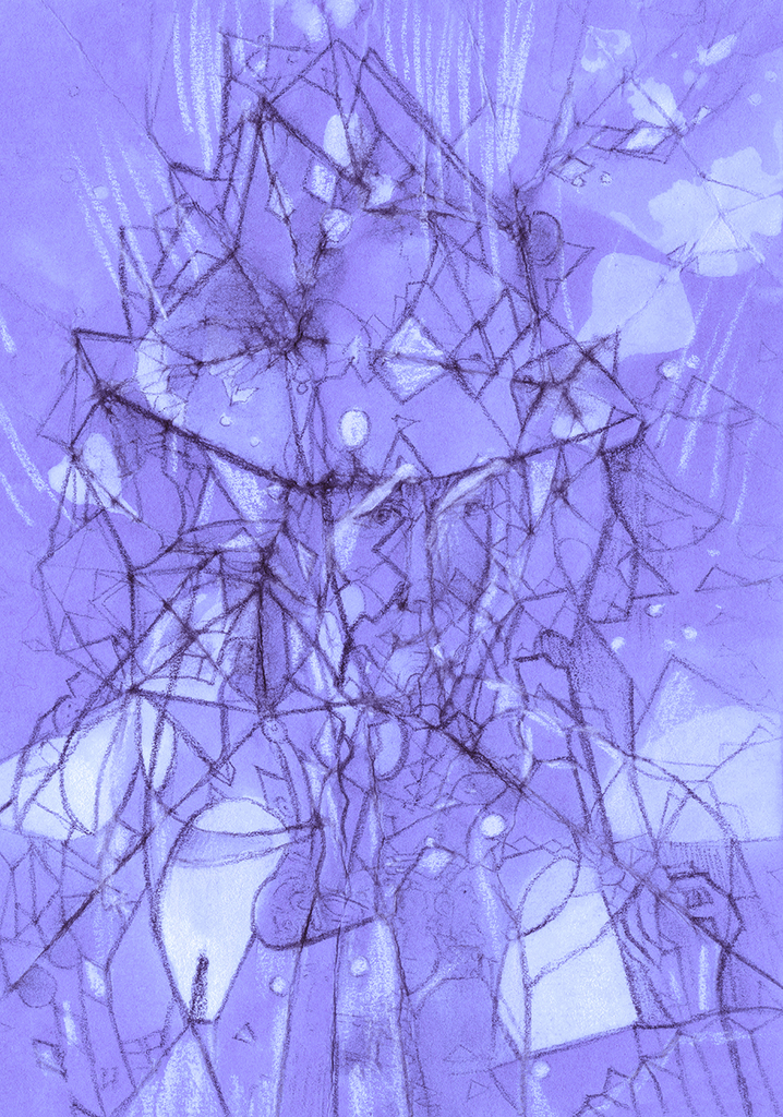 Image of Print "A look will tell...Print Y" from original Painting/Drawing by Natali Antonovich