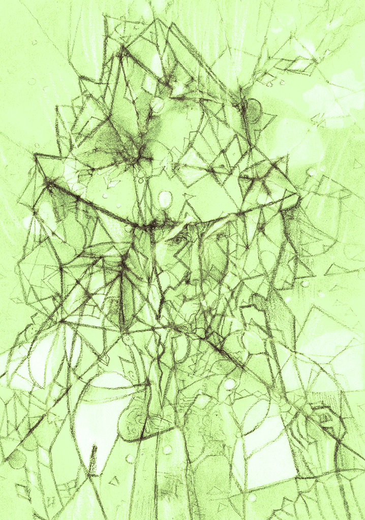 Image of Print "A look will tell...Print U" from original Painting/Drawing by Natali Antonovich
