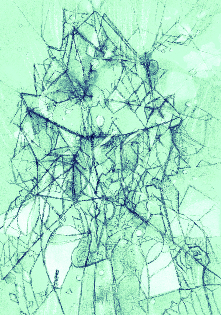 Изображение принта „Взгляд расскажет... Принт P“ с оригинальной картины/рисунка Натальи Антонович