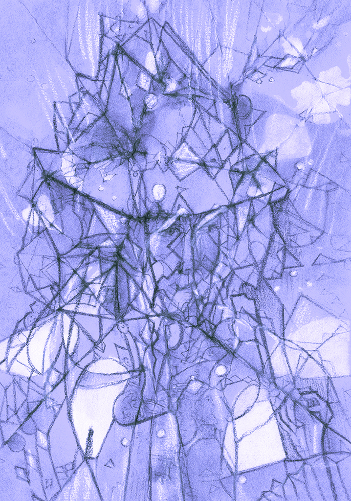 Изображение принта „Взгляд расскажет... Принт F“ с оригинальной картины/рисунка Натальи Антонович