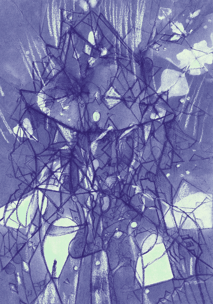 Image of Print "A look will tell...Print H" from original Painting/Drawing by Natali Antonovich