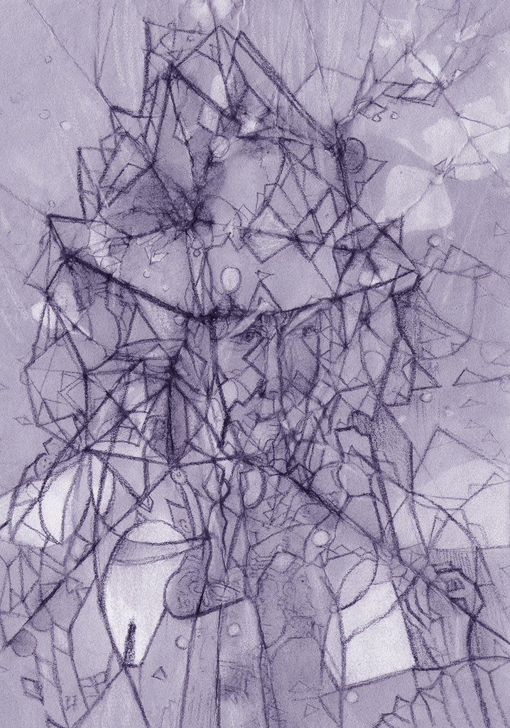 Image of Print "A look will tell...Print BE" from original Painting/Drawing by Natali Antonovich